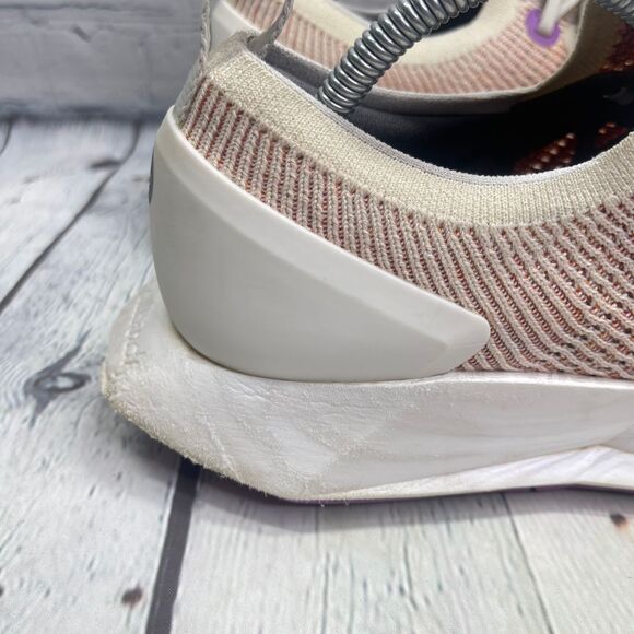 Allbirds Tree Flyer Sneakers Men's Size 10 Ivory Orange Walking Running Shoes - Picture 2 of 14